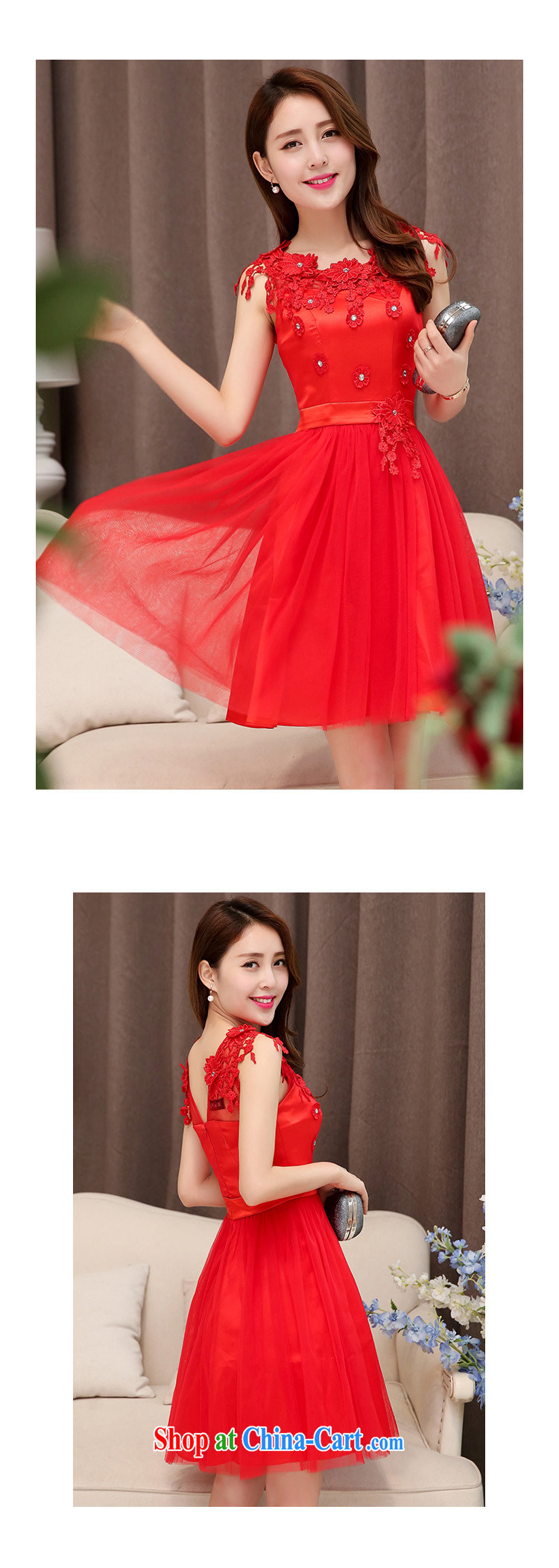 Floating love Ting long bridesmaid Kit 2015 new Princess shaggy dress red toast clothing dress evening dress bride red XXL pictures, price, brand platters! Elections are good character, the national distribution, so why buy now enjoy more preferential! Health
