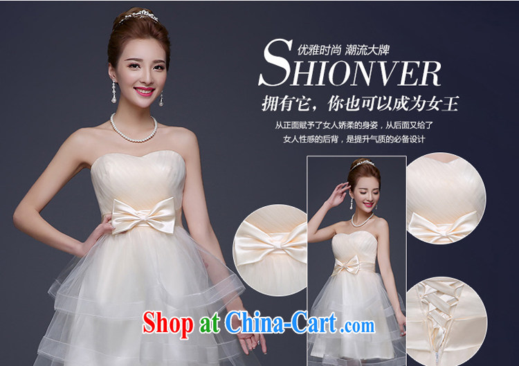 7-Color 7 tone Korean version 2015 new wipe chest short wedding dresses bridesmaid service shaggy dress evening dress spring summer L 032 red tailored final pictures, price, brand platters! Elections are good character, the national distribution, so why buy now enjoy more preferential! Health