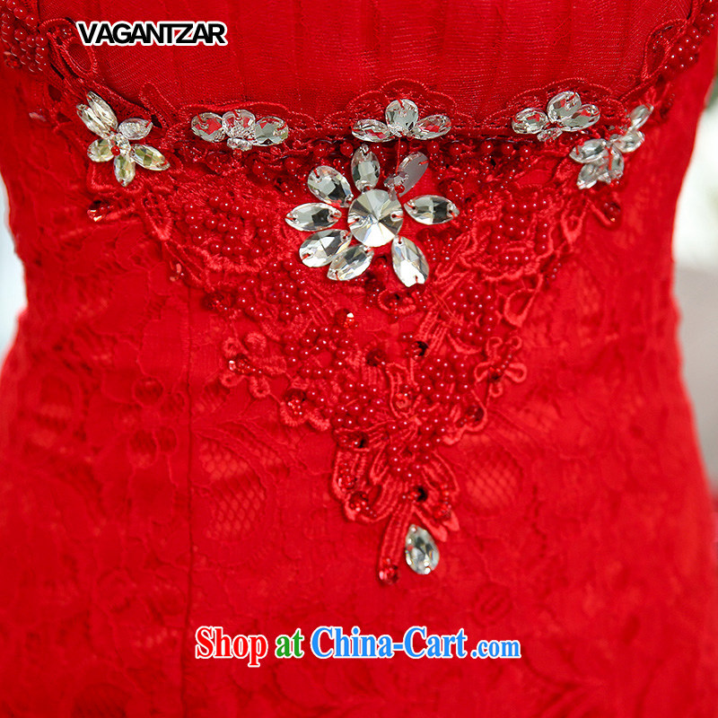 VAGANTZAR Korean fashion is also tail wedding lace-up waist straps cultivating crowsfoot wedding dresses the white M 1513 white XL, VAGANTZAR, shopping on the Internet