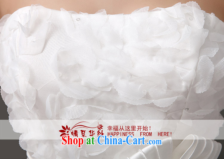 The china yarn 2015 stylish and sweet little dress lace flowers dress Princess lantern skirt bridal short wedding dresses bridesmaid dress stage debut white. size does not accept return pictures, price, brand platters! Elections are good character, the national distribution, so why buy now enjoy more preferential! Health