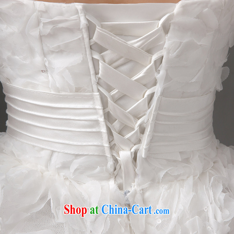The china yarn 2015 stylish and sweet little dress lace flowers dress Princess lantern skirt bridal short wedding dresses bridesmaid dress stage debut white. size does not accept return and china yarn, shopping on the Internet