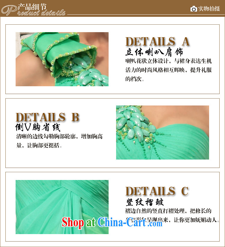 Multi-LAI Ki 2015 spring dress Evening Dress Ballroom Dance Company reception annual dress bridesmaid toast serving 30,681 green XXL pictures, price, brand platters! Elections are good character, the national distribution, so why buy now enjoy more preferential! Health