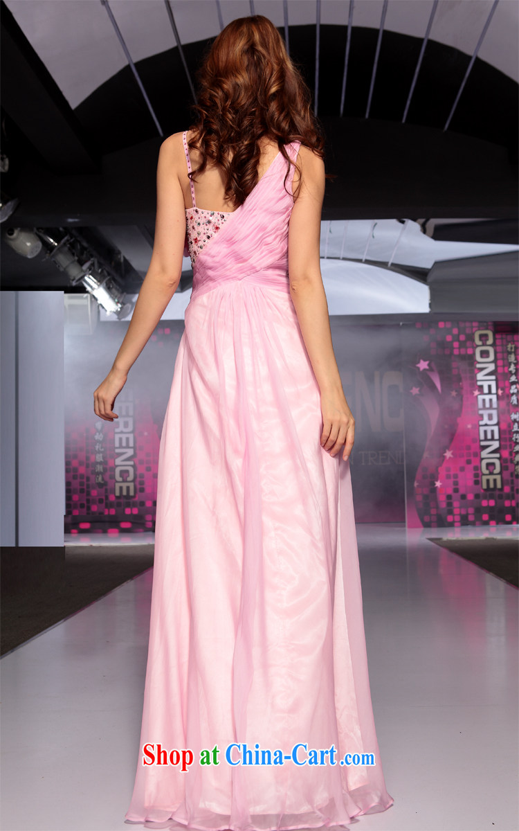 Multi-LAI Ki pink, shoulder a shoulder dress evening banquet wedding dress pink M pictures, price, brand platters! Elections are good character, the national distribution, so why buy now enjoy more preferential! Health