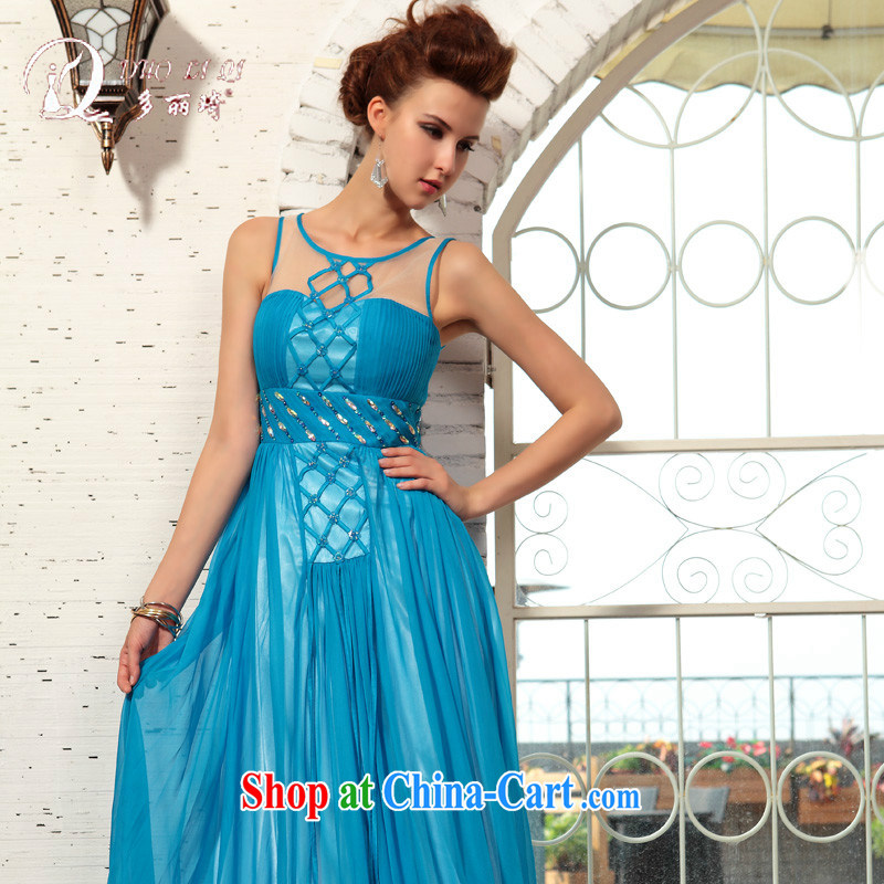 More than Li Qi spring 2015, Ki evening party dance dress in Europe Evening Dress blue XXL, Lai Ki (Doris dress), and, on-line shopping