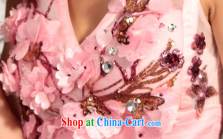 Multi-LAI Ki chest take V collar pink bridal replacing bridesmaid dress pink XXL pictures, price, brand platters! Elections are good character, the national distribution, so why buy now enjoy more preferential! Health