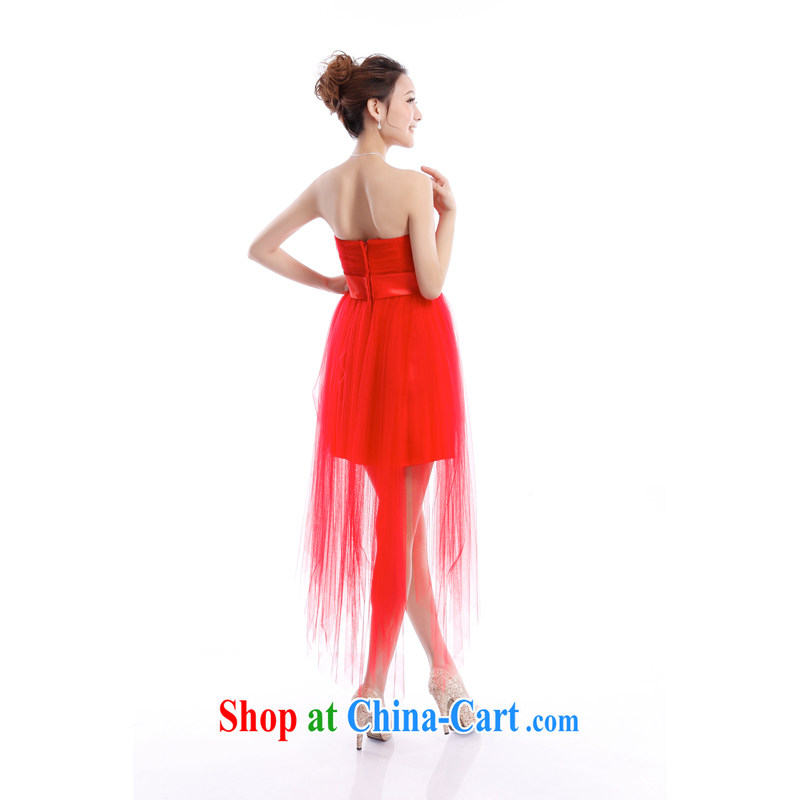 Beijing, Hong Kong, 2015 as soon as possible new bride toast serving red-short length when adults, wedding ceremony show host Car Show banquet XXL, Hong Kong, and, shopping on the Internet