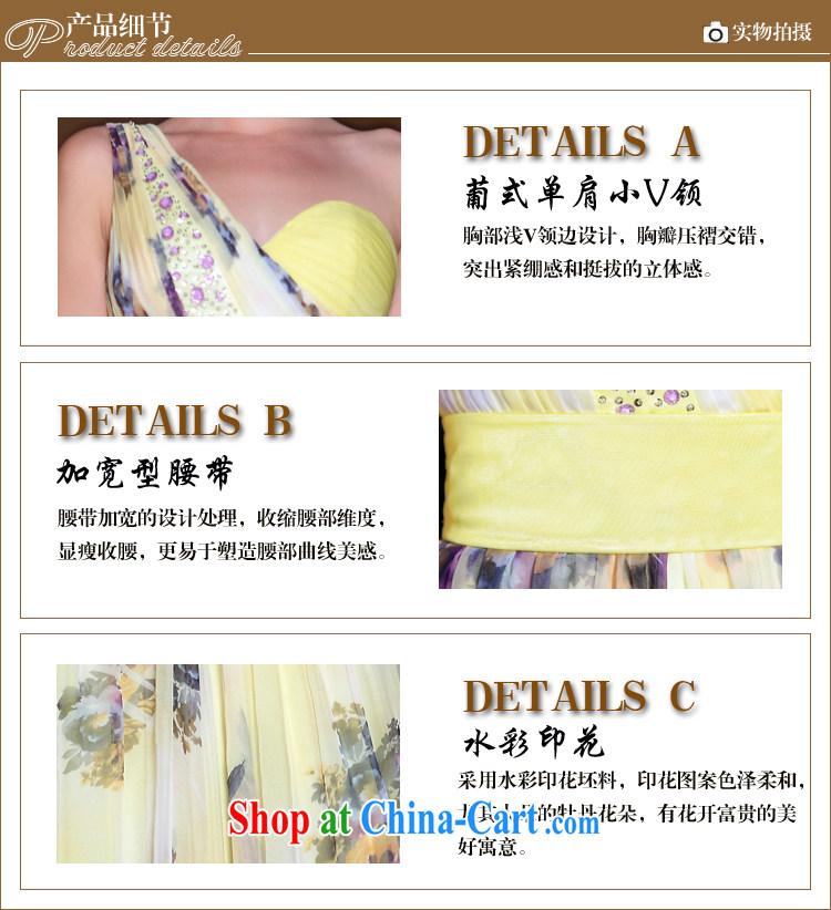 Multi-LAI Ki Europe Evening Dress 2015 with evening wine dinner serving Korean light yellow XXL pictures, price, brand platters! Elections are good character, the national distribution, so why buy now enjoy more preferential! Health