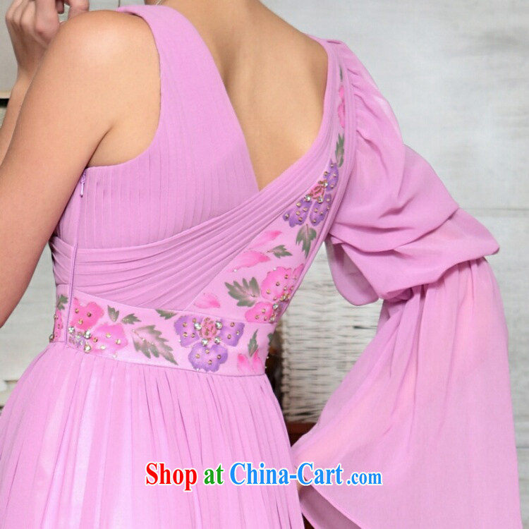 Multi-LAI Ki Europe Evening Dress bridesmaid sisters served his deep V dress dress long, with 2015 new pink XXL pictures, price, brand platters! Elections are good character, the national distribution, so why buy now enjoy more preferential! Health