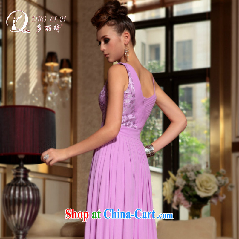 More than Li Qi 2015 bride's toast serving Ceremonial Stage service light purple XXL, LAI Ki (Doris dress), and, on-line shopping