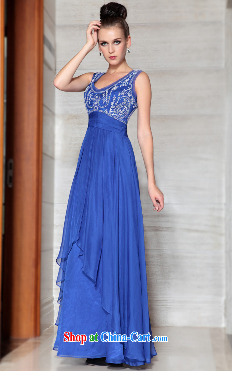 Multi-LAI Ki Europe upscale Evening Dress 2015, Ki blue sexy dress blue S pictures, price, brand platters! Elections are good character, the national distribution, so why buy now enjoy more preferential! Health