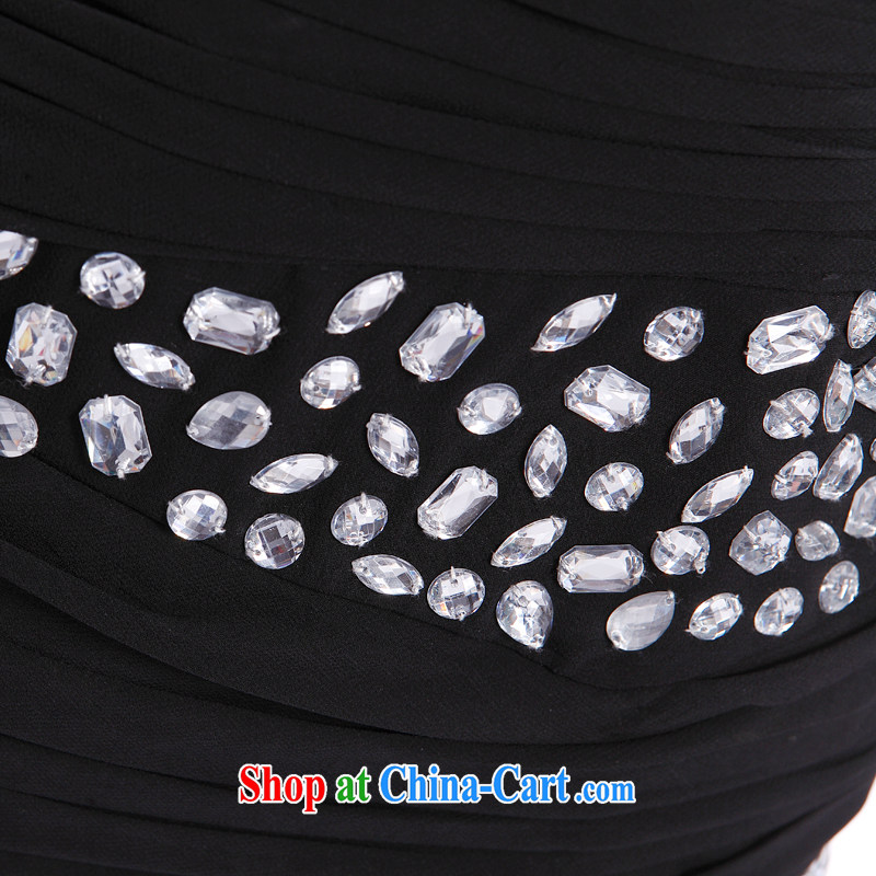 Beijing, Hong Kong, 2015 as soon as possible new evening dress Short package and sexy night evening dress stylish dinner party Annual Meeting Small dress black XXL, Hong Kong, and, on-line shopping