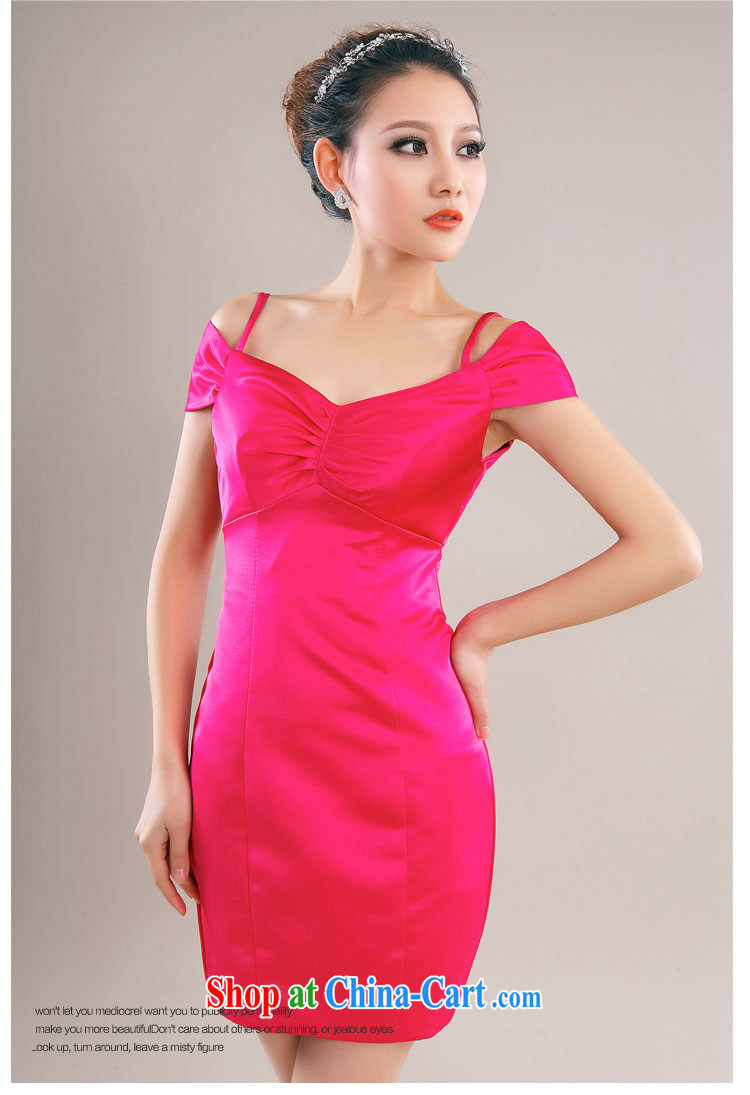 Beijing, Hong Kong, 2015 as soon as possible new style night dress of red short bridesmaid service packages and beauty dresses bows dress of red XXL pictures, price, brand platters! Elections are good character, the national distribution, so why buy now enjoy more preferential! Health