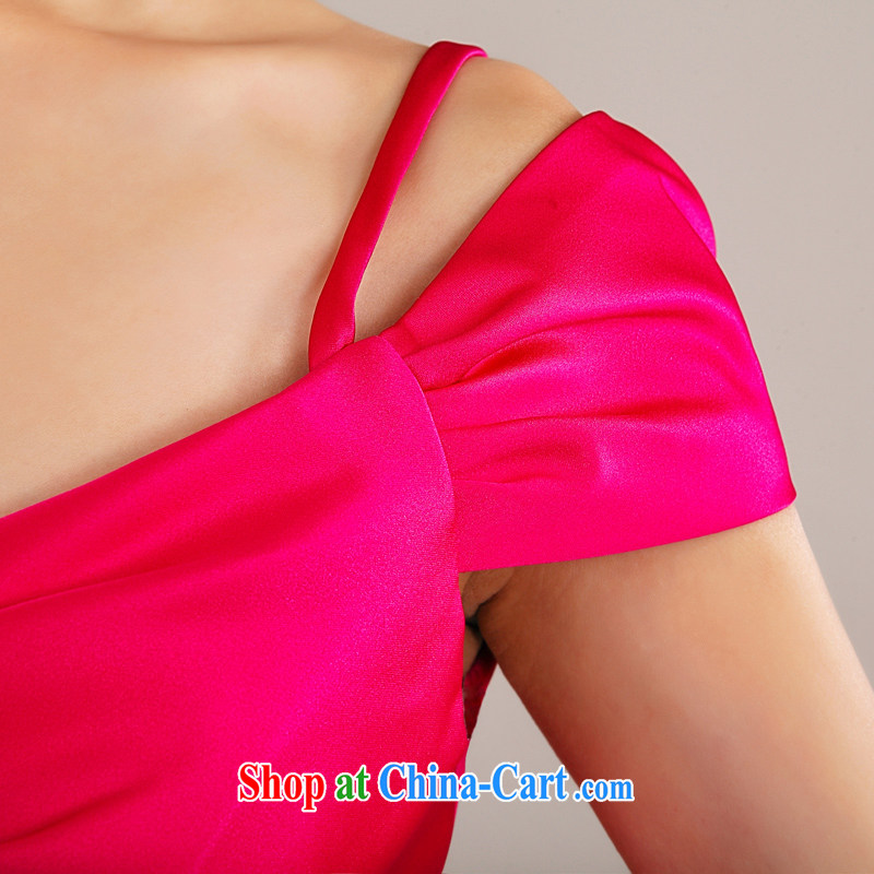 Beijing, Hong Kong, 2015 as soon as possible new style night dress of red short bridesmaid service packages and beauty dresses bows dress of red XXL, Hong Kong, and, shopping on the Internet