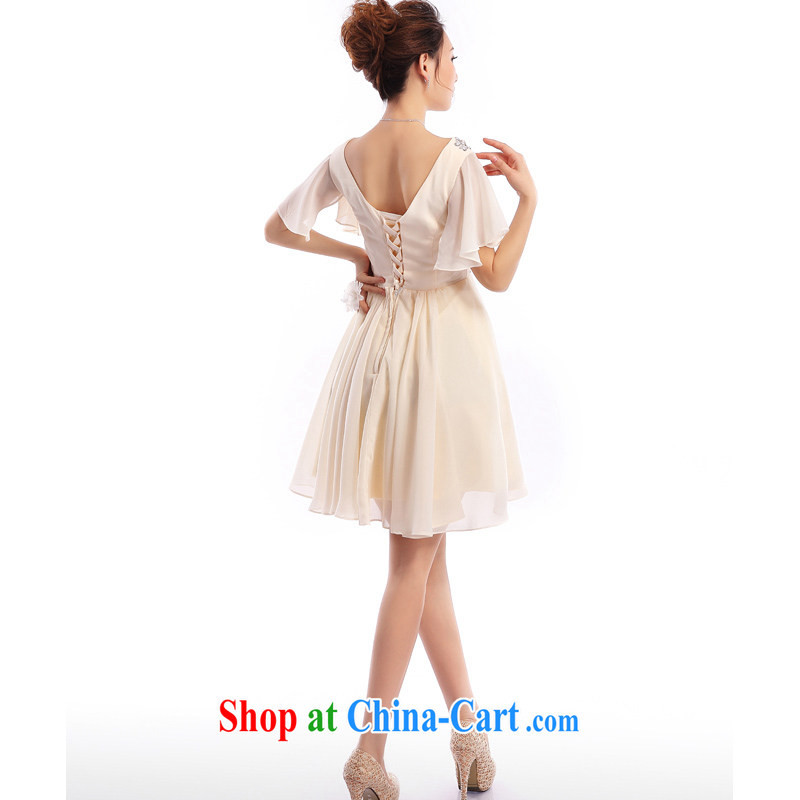 The Champs Elysees, as soon as possible, clearance bridesmaid mission Small dress short, cultivating graphics thin evening dress dresses moderator betrothal student performances XXL Service, Hong Kong, Seoul, and shopping on the Internet