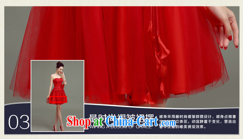 According to T-shirt according to timely still bridal wedding toast service 2015 spring and summer new, small wedding dress Korean wiped chest retro graphics thin red evening dress red pictures, price, brand platters! Elections are good character, the national distribution, so why buy now enjoy more preferential! Health