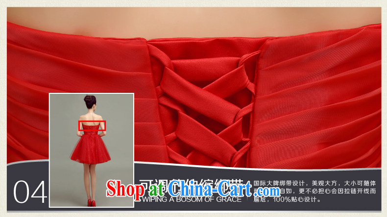According to T-shirts to the bridal toast service 2015 new wedding dresses small spring and summer Korean fashion red short wedding bridal evening dress red XXL pictures, price, brand platters! Elections are good character, the national distribution, so why buy now enjoy more preferential! Health