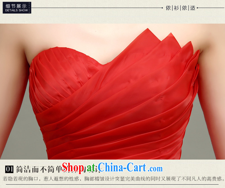 According to T-shirts to the bridal toast service 2015 new wedding dresses small spring and summer Korean fashion red short wedding bridal evening dress red XXL pictures, price, brand platters! Elections are good character, the national distribution, so why buy now enjoy more preferential! Health