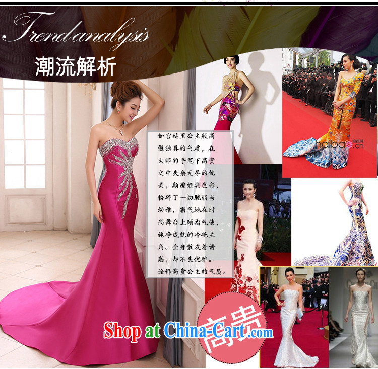 Hi Ka-hi 2015 new dress classic Evening Dress Love Mary Magdalene annual chest hosted banquet performances dress skirt DJ 03 red XXL pictures, price, brand platters! Elections are good character, the national distribution, so why buy now enjoy more preferential! Health