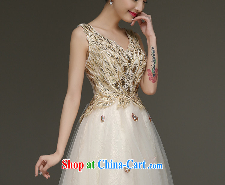 Serving a good solid Evening Dress 2015 new bridesmaid serving short spring bridesmaid's sister skirt small dress girls bridesmaid with champagne color M pictures, price, brand platters! Elections are good character, the national distribution, so why buy now enjoy more preferential! Health