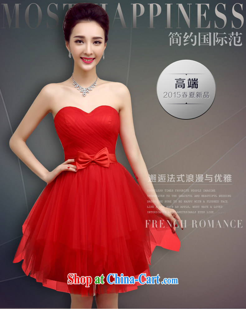 According to T-shirt according to the 2015 NEW GRAPHICS thin bridal toast serving spring beauty short wedding dresses red wedding dress white XXL pictures, price, brand platters! Elections are good character, the national distribution, so why buy now enjoy more preferential! Health