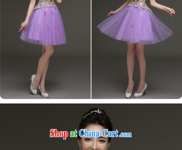 Serving a good solid Evening Dress 2015 new spring and summer bridesmaid clothing, short skirts and sister bridesmaid dresses in bridesmaid replace short 2 XL pictures, price, brand platters! Elections are good character, the national distribution, so why buy now enjoy more preferential! Health