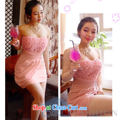 As well as children of 2015 summer dress new pink three-dimensional roses sexy cute wipe chest skirt small dress B 1240 pink are code pictures, price, brand platters! Elections are good character, the national distribution, so why buy now enjoy more preferential! Health