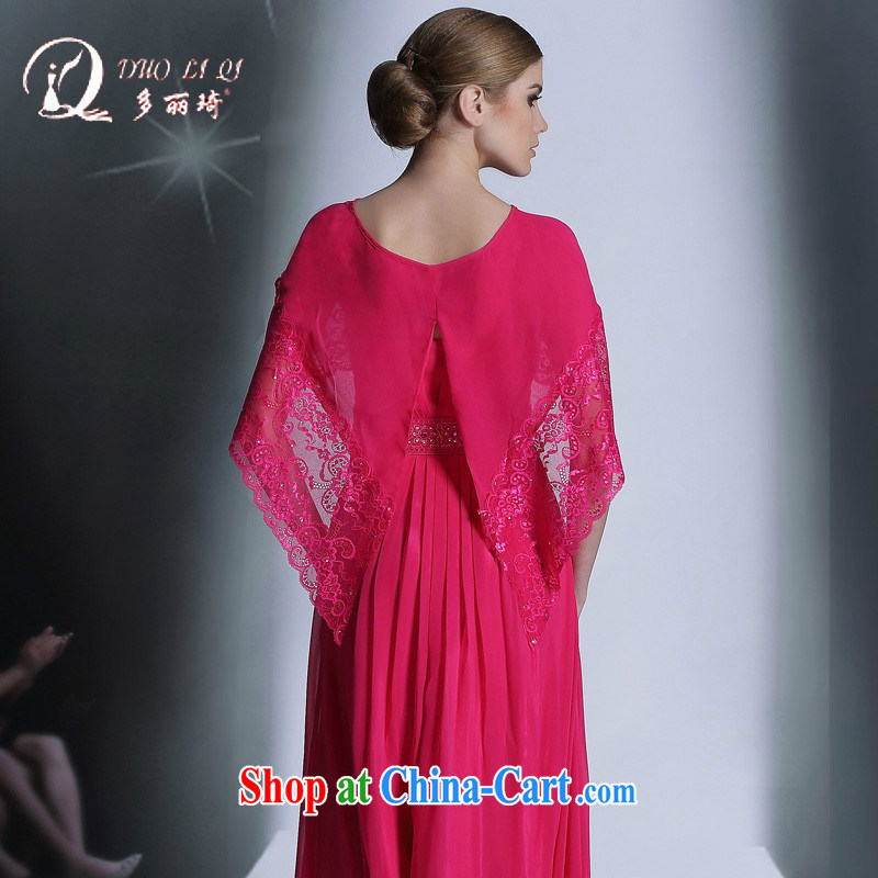 More than Li Qi 2014 multi-LAI Ki red long dress in Europe rose red L, Lai Ki (Doris dress), and, on-line shopping