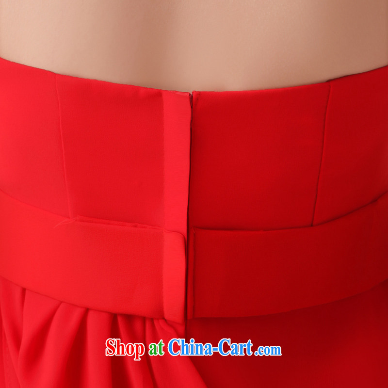Beijing, Hong Kong, 2015 as soon as possible new bride's wedding dress red long, Mary Magdalene toast Chest Service and stylish beauty snow woven long skirt evening dress red XXL, Hong Kong, Seoul, and, shopping on the Internet