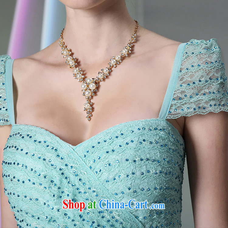 Multi-LAI Ki blue 2014 multi-Lai Ki long dual-shoulder Annual Meeting reception banquet dress fall and winter new dress light blue XXL pictures, price, brand platters! Elections are good character, the national distribution, so why buy now enjoy more preferential! Health