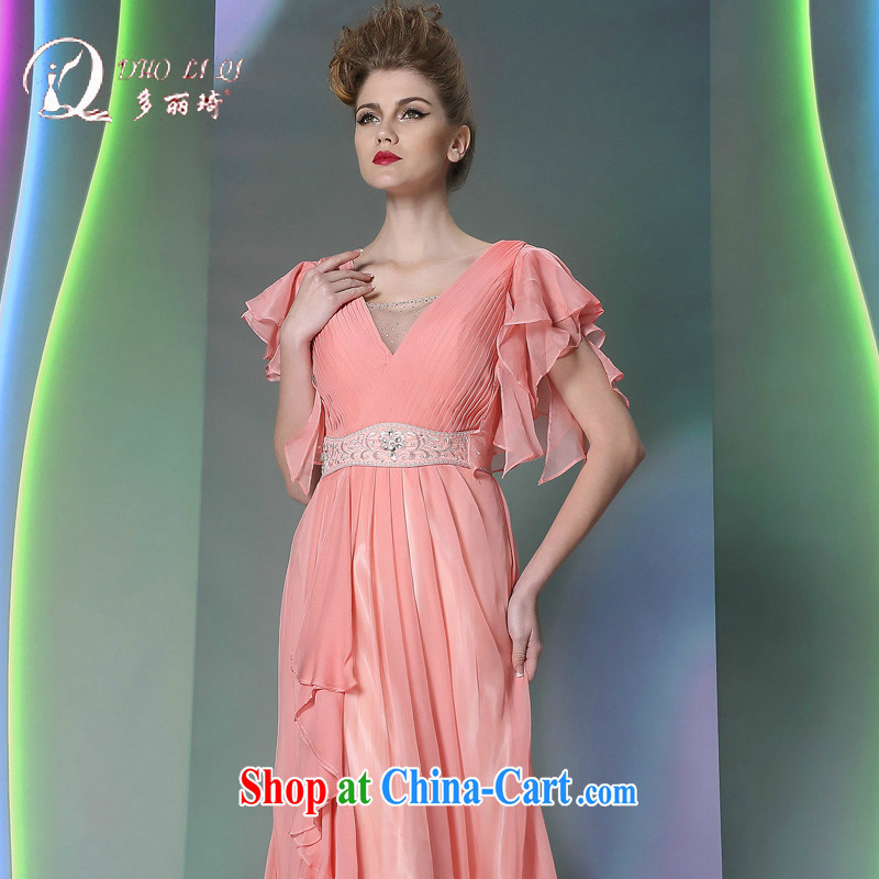 More than Li Qi Xia toner fly cuff 2014 multi-lai Ki wedding dress pink L