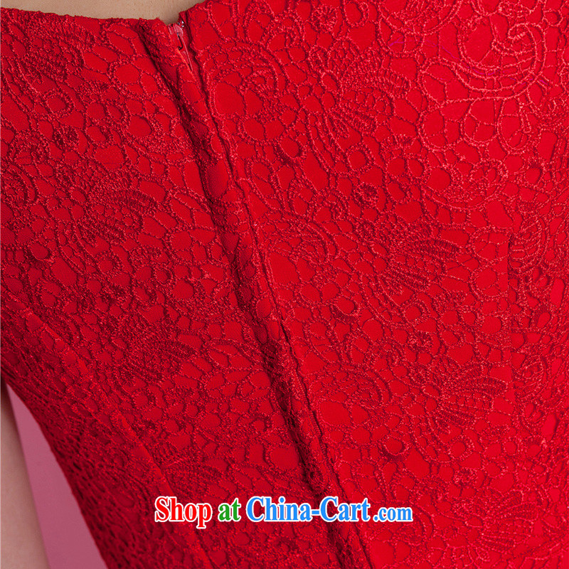 The Champs Elysees, as soon as possible, 2015 spring and summer new bride toast serving high-end stylish beauty long evening dress red XXL, Hong Kong, and, shopping on the Internet