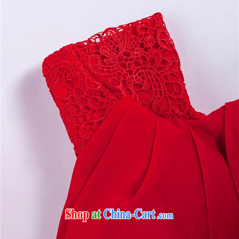 The Champs Elysees, as soon as possible, 2015 spring and summer new bride toast serving high-end stylish beauty long evening dress red XXL, Hong Kong, and, shopping on the Internet