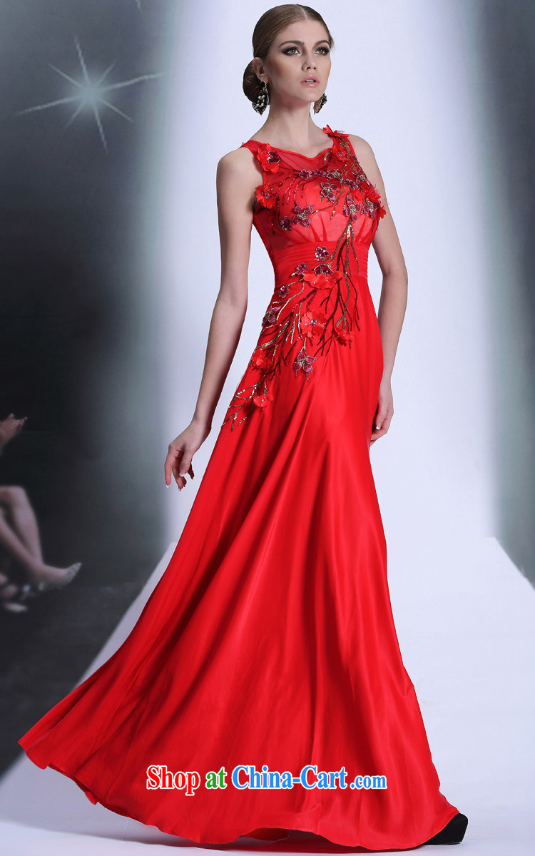Multi-LAI Ki Europe Evening Dress wedding dresses red bows, red XXL pictures, price, brand platters! Elections are good character, the national distribution, so why buy now enjoy more preferential! Health
