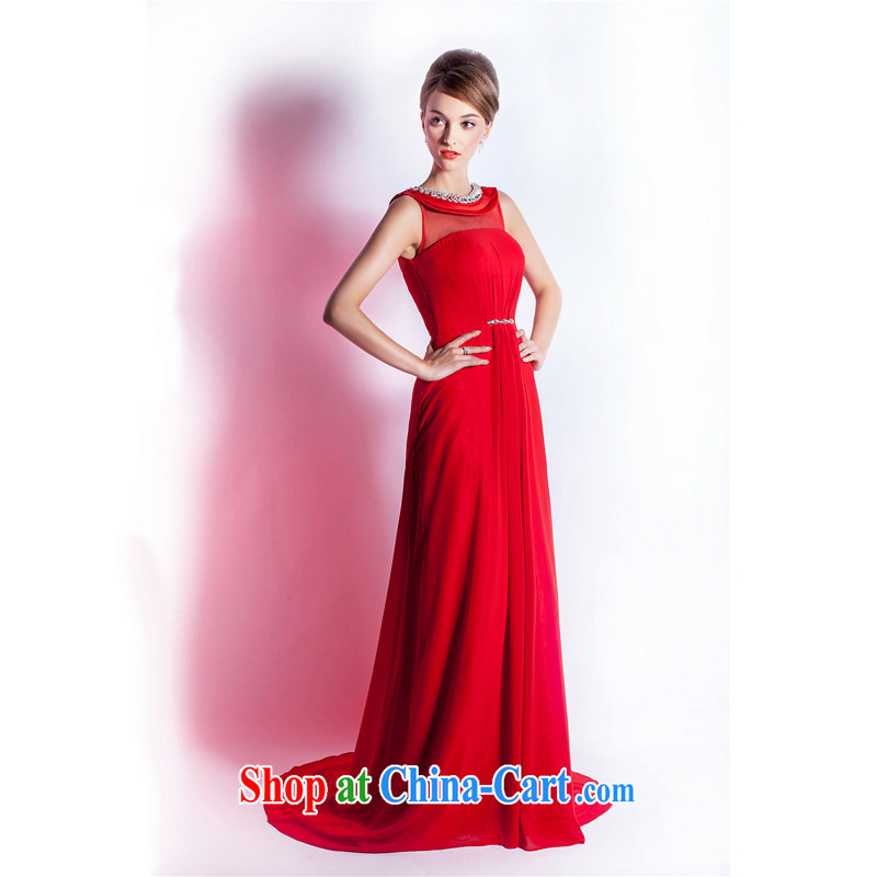 Beijing, Hong Kong, 2015 -- spring and summer new bride dress elegant and stylish Dinner Dance dress is pre-sale XXL