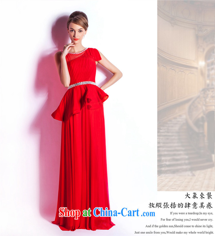Beijing, Hong Kong, 2015 as soon as possible new wedding dresses hot pre-sale, stylish red long evening dress bride wedding toast serving dinner reception red XXL pictures, price, brand platters! Elections are good character, the national distribution, so why buy now enjoy more preferential! Health