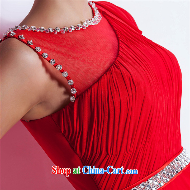 Beijing, Hong Kong, 2015 as soon as possible new wedding dresses hot pre-sale, stylish red long evening dress bride wedding toast serving dinner reception red XXL, Hong Kong, Seoul, and shopping on the Internet