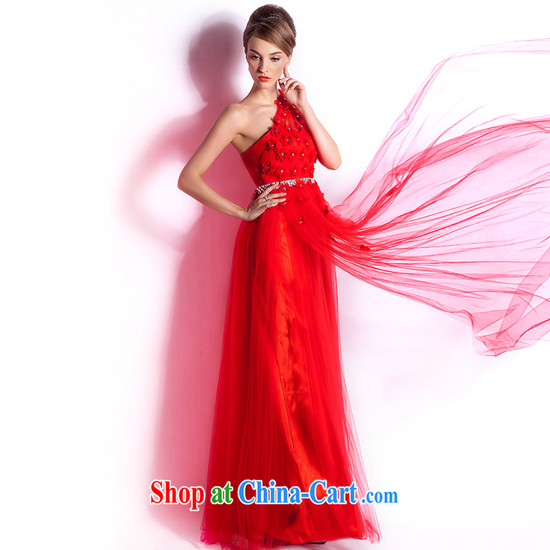 The Champs Elysees, as soon as possible, wedding dresses 2015 spring fashion the shoulder red wedding dress bridal toast serving long evening dress red XXL, Hong Kong, Seoul, and, shopping on the Internet