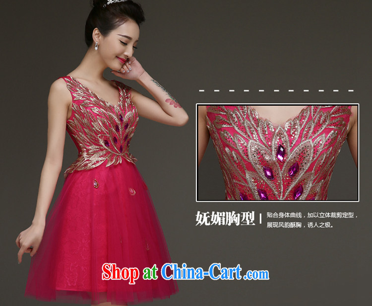 Serving a good solid Evening Dress 2015 new bride toast serving spring bridesmaid dresses short dresses small girl bridesmaid dress of red 2 XL pictures, price, brand platters! Elections are good character, the national distribution, so why buy now enjoy more preferential! Health