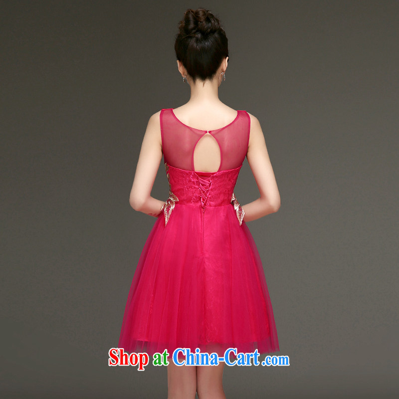 Serving a good solid Evening Dress 2015 new bride toast serving spring bridesmaid dresses, short dresses small girl bridesmaid dress of red 2 XL, good service, and, shopping on the Internet