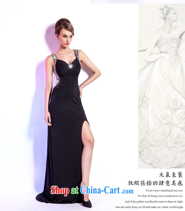 Beijing, Hong Kong, Europe and North America -- stylish terrace open back the truck black dress long, Banquet hosted human influenza evening dance annual night walk store XXL show pictures, price, brand platters! Elections are good character, the national distribution, so why buy now enjoy more preferential! Health