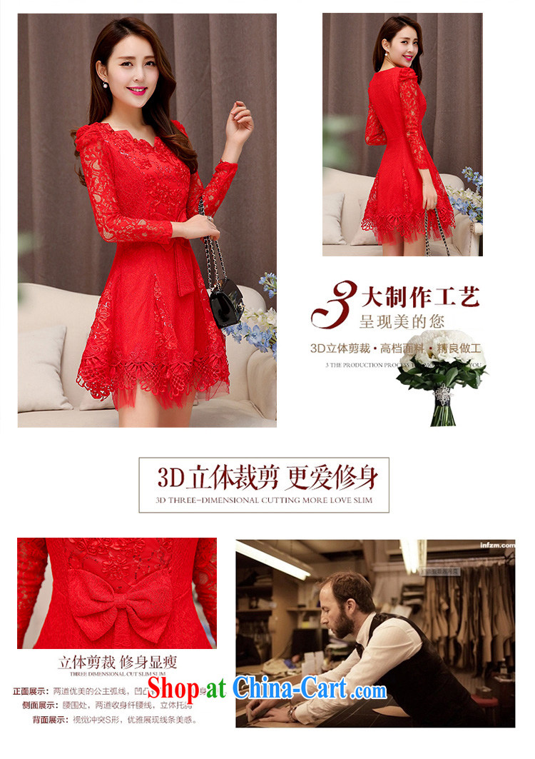 NAIROBI, 2015 spring big red dress uniform toast girl lace beauty bridal wedding dress back door service LF 009 red XL pictures, price, brand platters! Elections are good character, the national distribution, so why buy now enjoy more preferential! Health