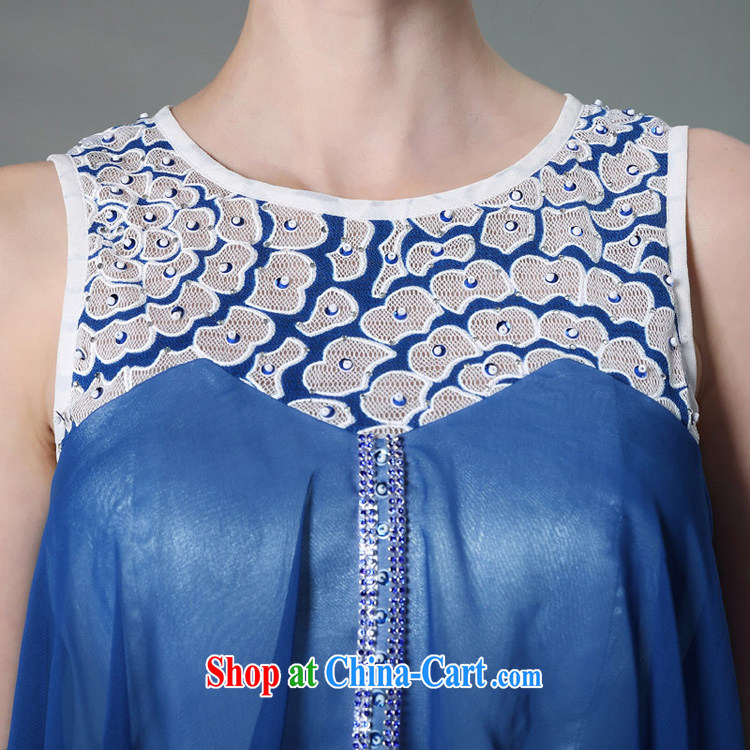 More LAI Ki Europe evening dress, Ki blue dress Evening Dress ball reception New Evening Dress blue XXL pictures, price, brand platters! Elections are good character, the national distribution, so why buy now enjoy more preferential! Health