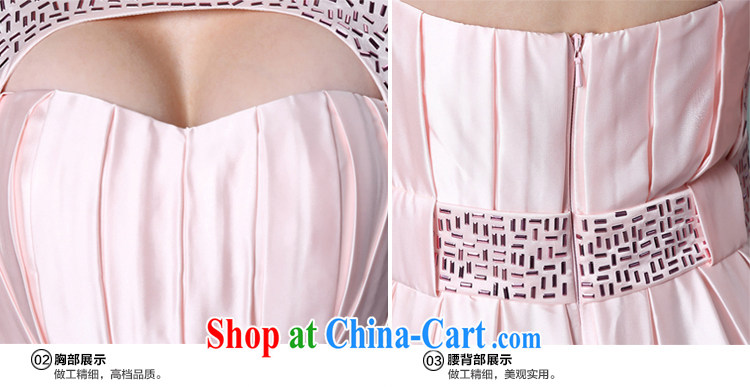 Multi-LAI Ki 2014 standard will be the Evening Dress light pink Video white ladies dress long autumn and winter evening dress pink M pictures, price, brand platters! Elections are good character, the national distribution, so why buy now enjoy more preferential! Health