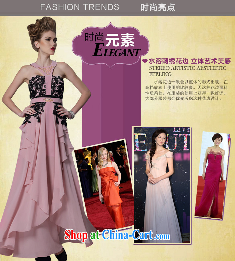 More LAI Ki Europe Evening Dress red carpet and dress in 2014, Qi new annual Christmas dress pink XXL pictures, price, brand platters! Elections are good character, the national distribution, so why buy now enjoy more preferential! Health