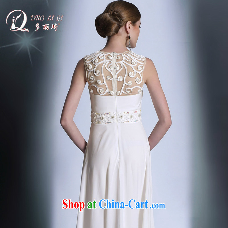 Multi-LAI Ki white dress in Europe and wedding dress dinner with sister white XXL, Li Qi (Doris dress), and shopping on the Internet