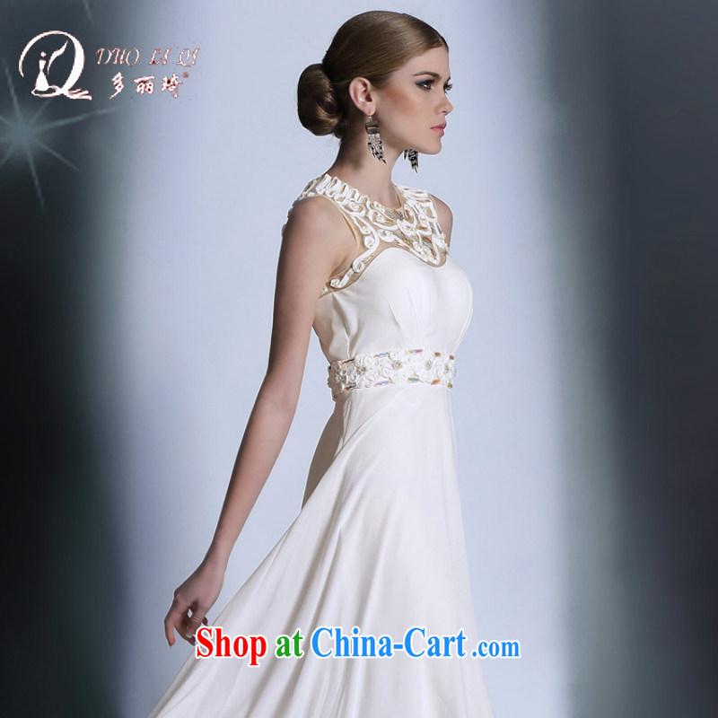 Multi-LAI Ki white dress in Europe and wedding dress dinner with sister white XXL, Li Qi (Doris dress), and shopping on the Internet
