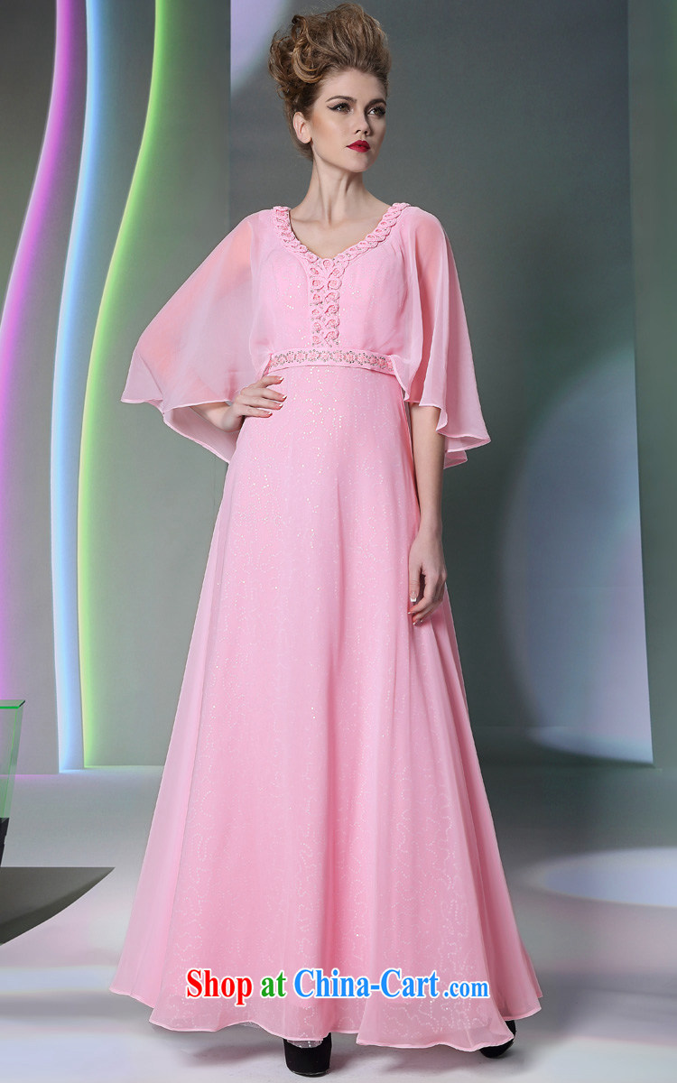 Multi-LAI Ki delicate pink flower shawl dress bridesmaid dress 2014 hot embroidery wedding dresses small pink XXL pictures, price, brand platters! Elections are good character, the national distribution, so why buy now enjoy more preferential! Health