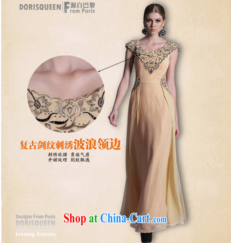 Multi-LAI Ki yellow short-sleeved retro dress only evening dress the code beauty bridesmaid dress pale yellow XXL pictures, price, brand platters! Elections are good character, the national distribution, so why buy now enjoy more preferential! Health