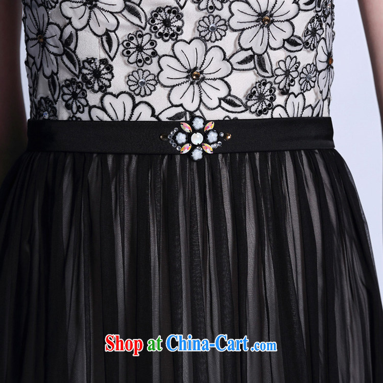 Multi-LAI Ki black stamp wiped chest dress in Europe and the fluoro long evening dress black XXL pictures, price, brand platters! Elections are good character, the national distribution, so why buy now enjoy more preferential! Health