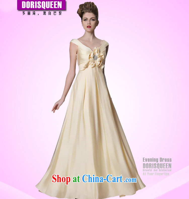 Multi-LAI Ki Europe dress sweet butter yellow silk satin dress white XXL pictures, price, brand platters! Elections are good character, the national distribution, so why buy now enjoy more preferential! Health